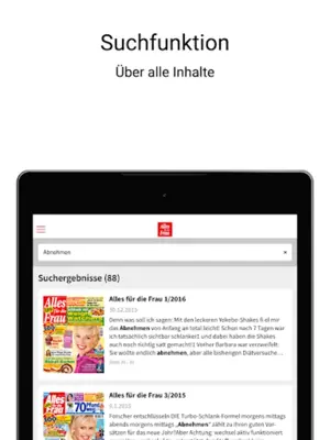 Alles fuer die Frau android App screenshot 3